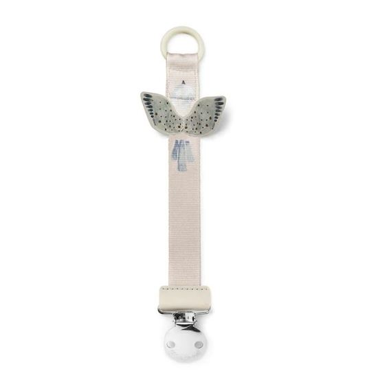 Elodie Pacifier Clip Watercolor Wings