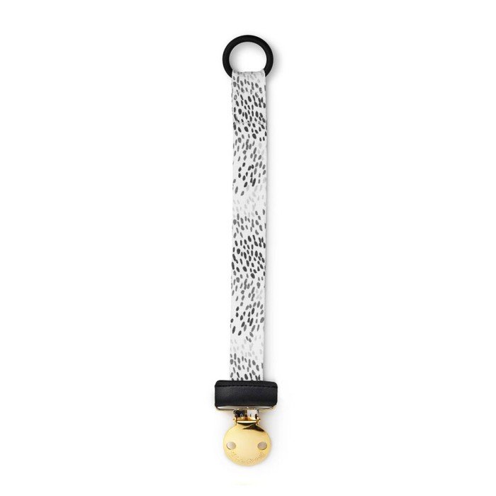 Elodie Pacifier Clip Dots of Fauna