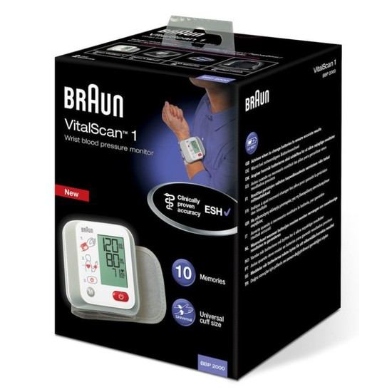Braun VitalScan 1 blodtrycksmätare BBP2000 för handled