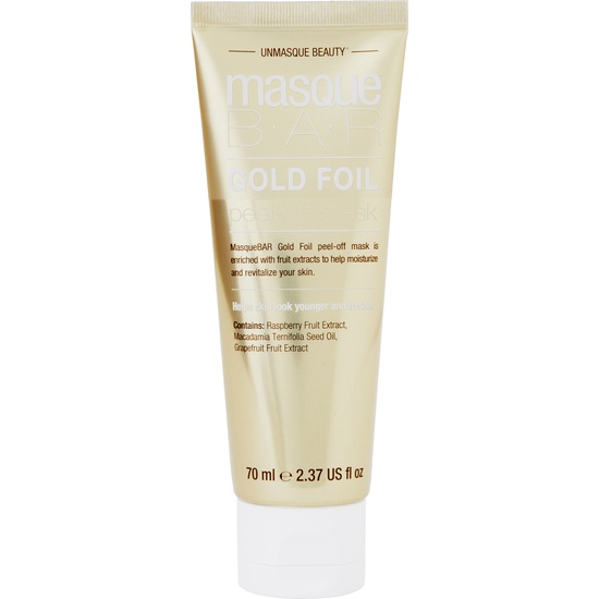 MasqueBar Foil Masque Gold Peel-Off Mask Tube 70 ml