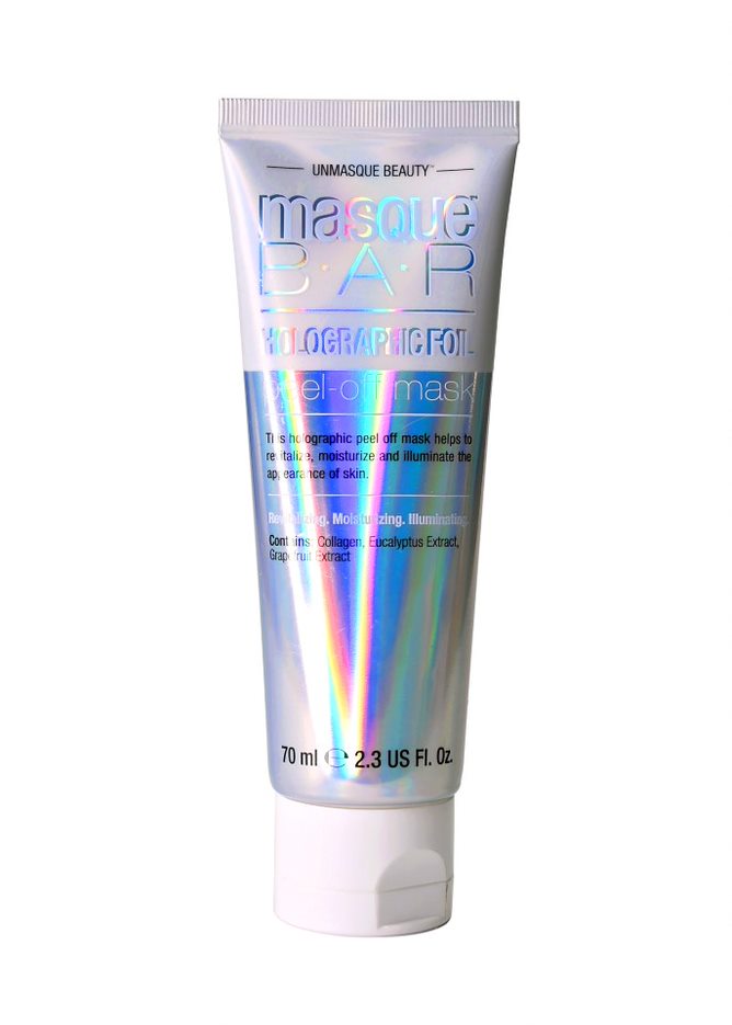 MasqueBar Foil Masque Holographic Peel-Off Mask Tube 70 ml