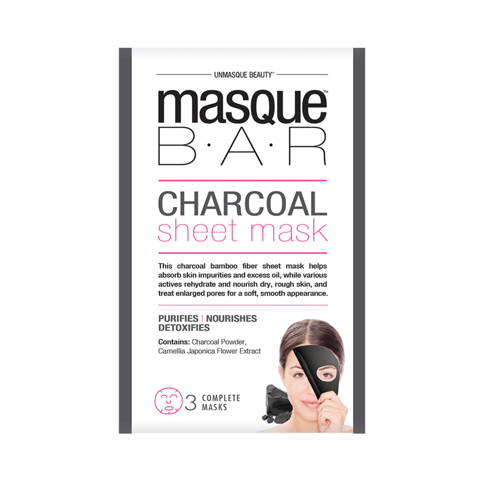 MasqueBar Charcoal Sheet Mask 21 ml