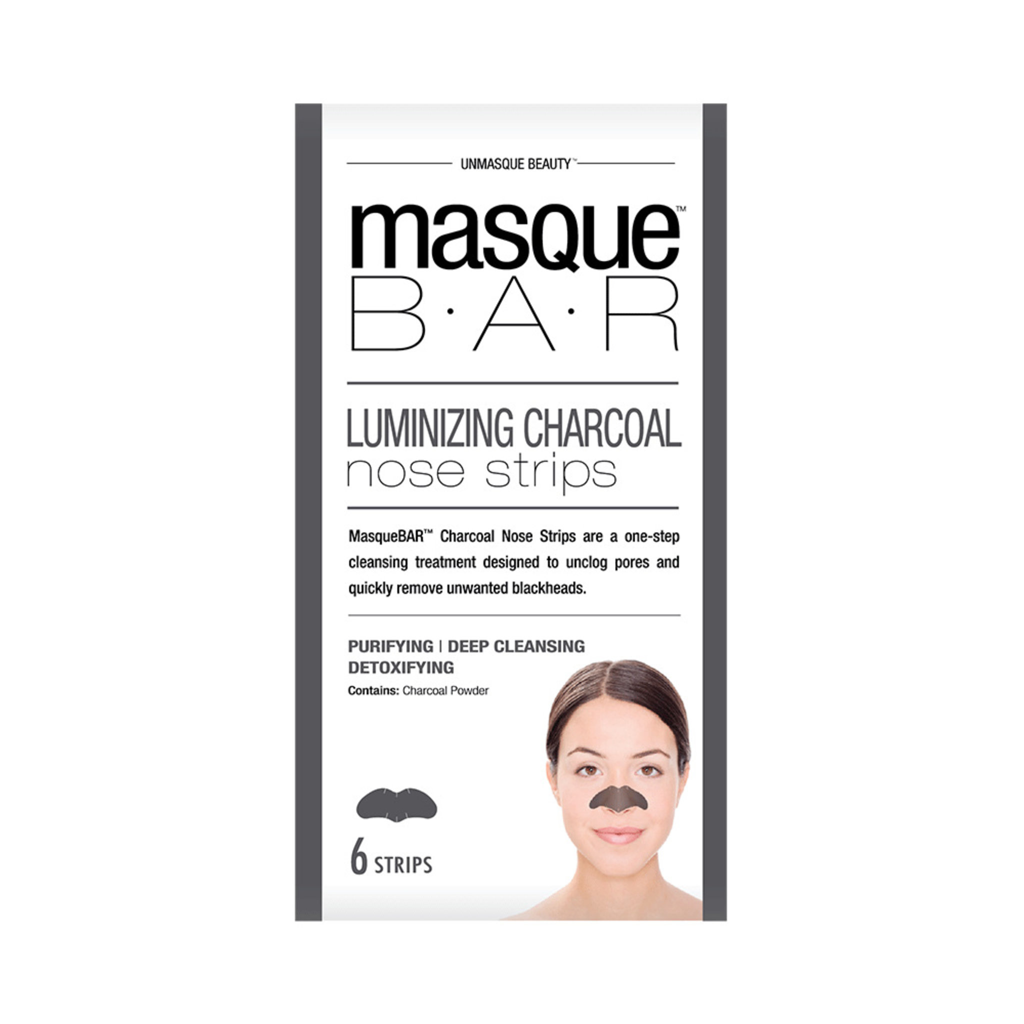 MasqueBar Charcoal Nose Strips 32 g