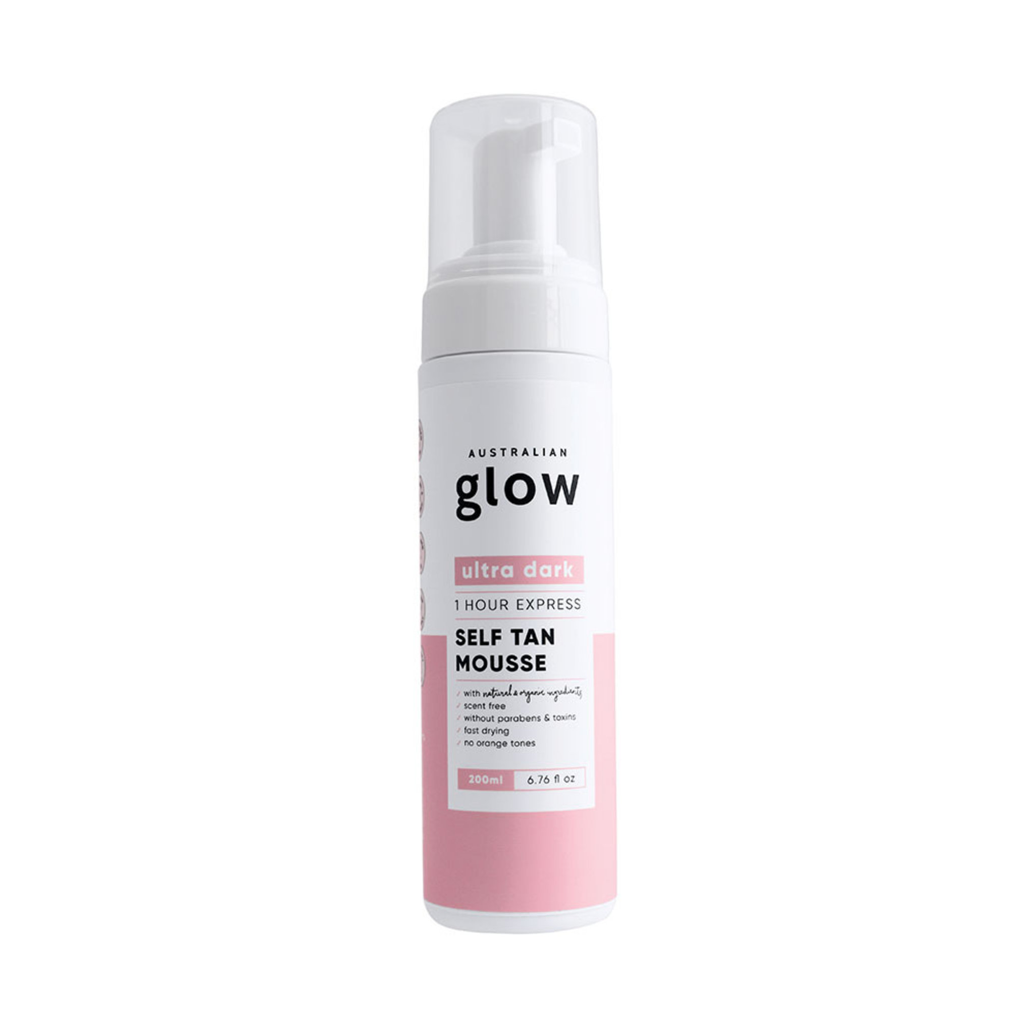Australian Glow One Hour Express Tan Mousse - Ultra Dark 200 ml
