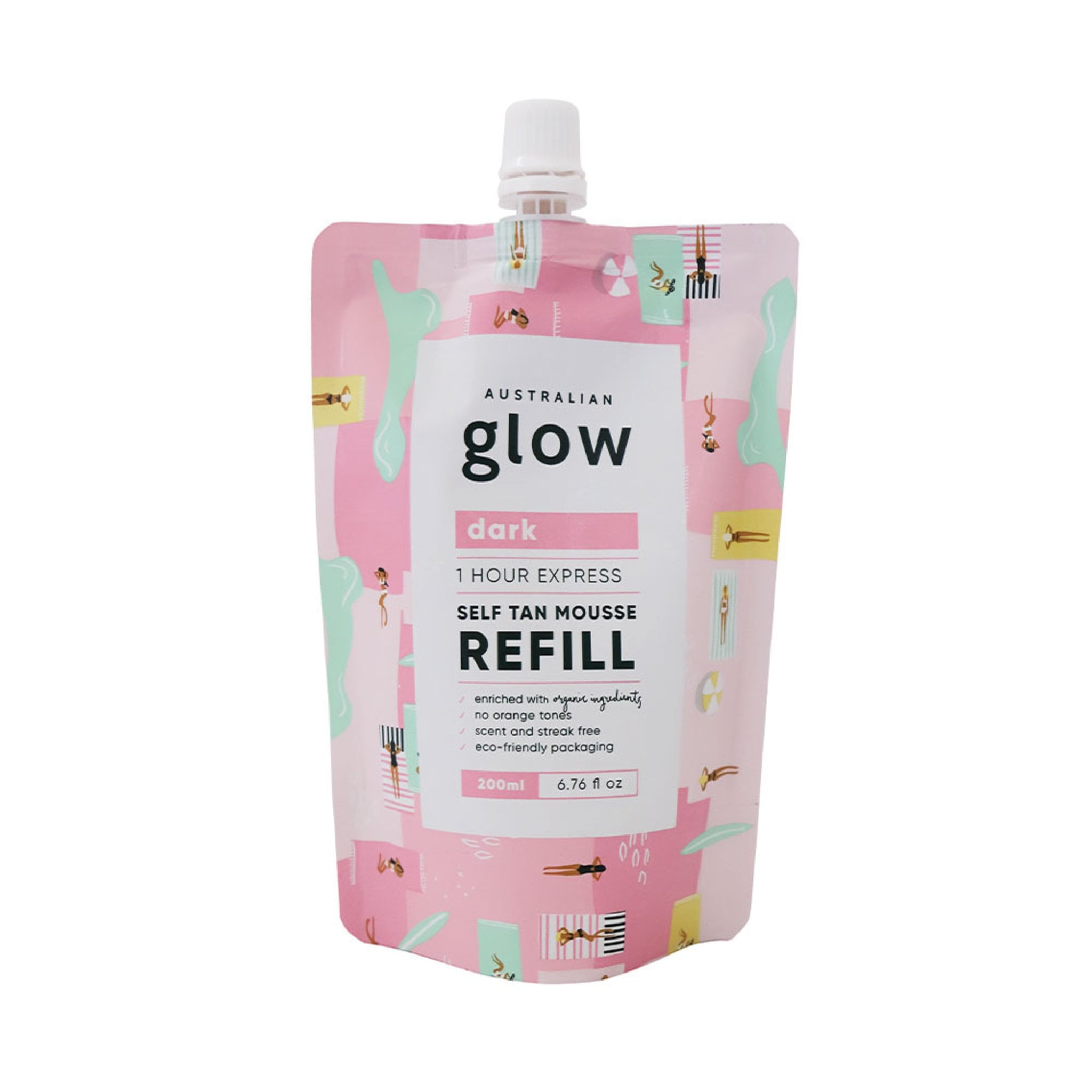 Australian Glow Express Tan Mousse Refill - Dark 200 ml