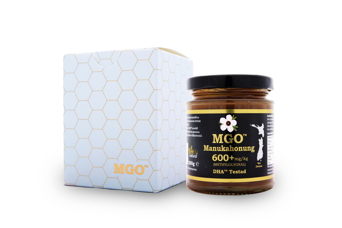 MGO Manukahonung 600+ 250 g Inkl. Presentförp