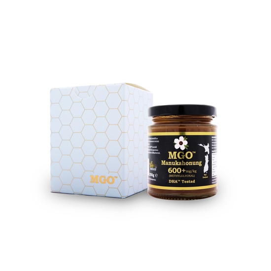 MGO Manukahonung 600+ 250 g Inkl. Presentförp