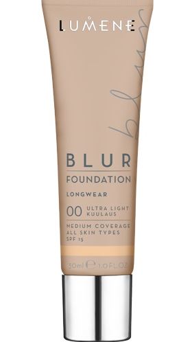 Lumene Nordic Chic Blur Longwear Foundation SPF 15 30 ml 00 Ultra Light