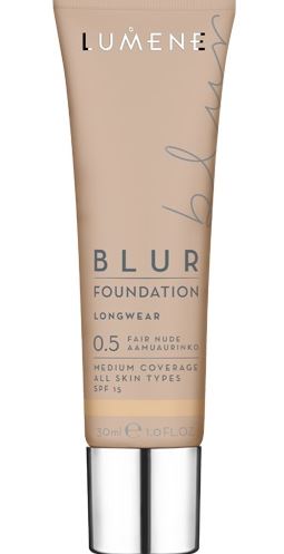Lumene Nordic Chic Blur Longwear Foundation SPF 15 30 ml 0,5 Fair Nude