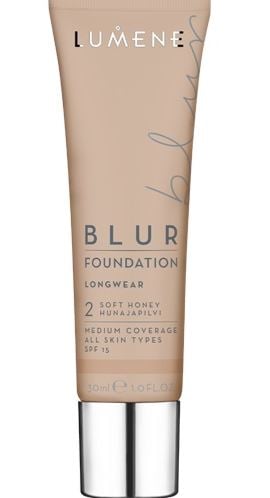 Lumene Nordic Chic Blur Longwear Foundation SPF 15 30 ml 2 Soft Honey 30 ml