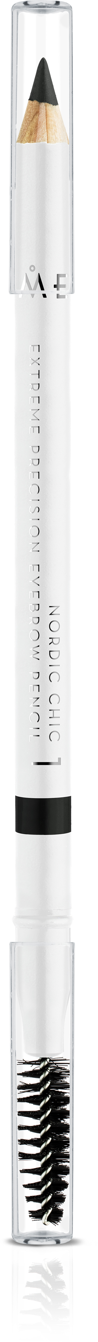 Lumene Nordic Chic Extreme Precision Eyebrow Pencil 1,2g 1 Grey Black