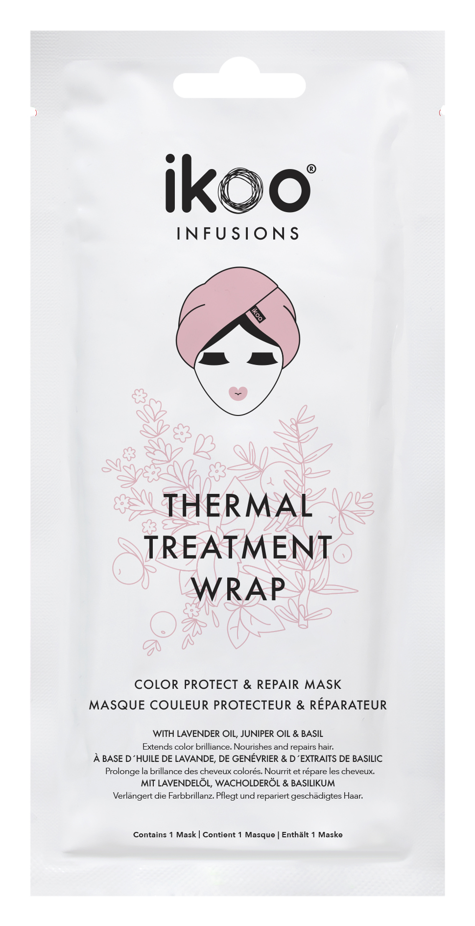 Ikoo Infusions Thermal Treatment Hair Wrap Hydrate & Shine Mask 35 g