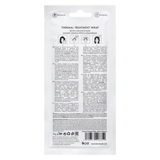 Ikoo Infusions Thermal Treatment Wrap Detox & Balance 35g