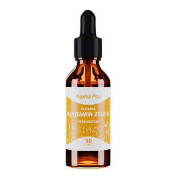 Alpha Plus D3-vitamin 2500 IE Vegan 50 ml