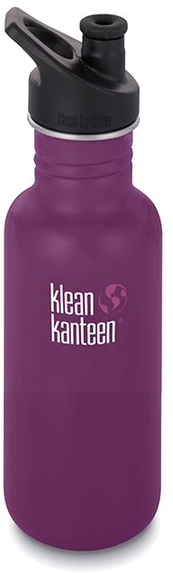Klean Kanteen Classic 532 ml with Sport Cap Winter Plum