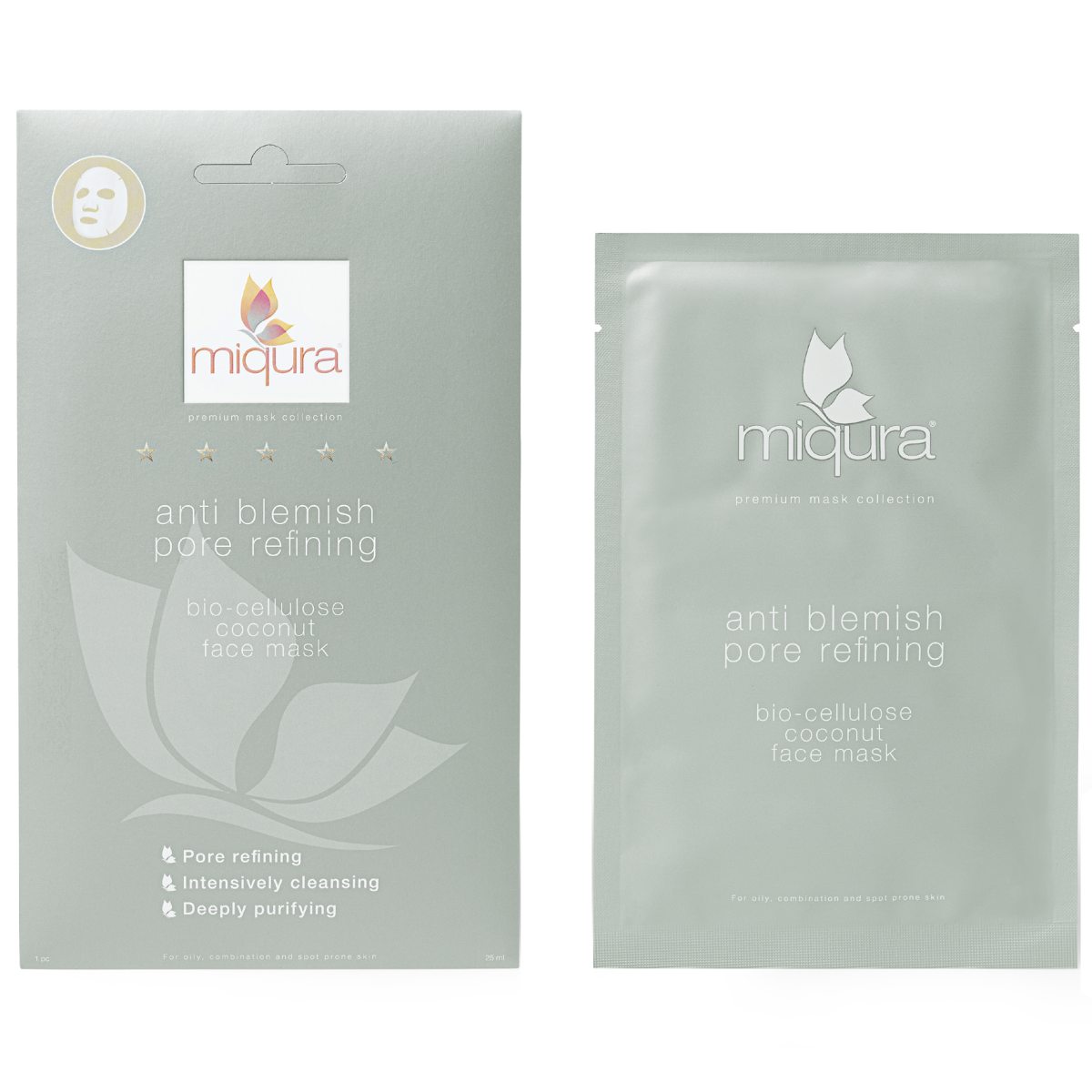 Miqura Anti Blemish Pore Sheet Mask