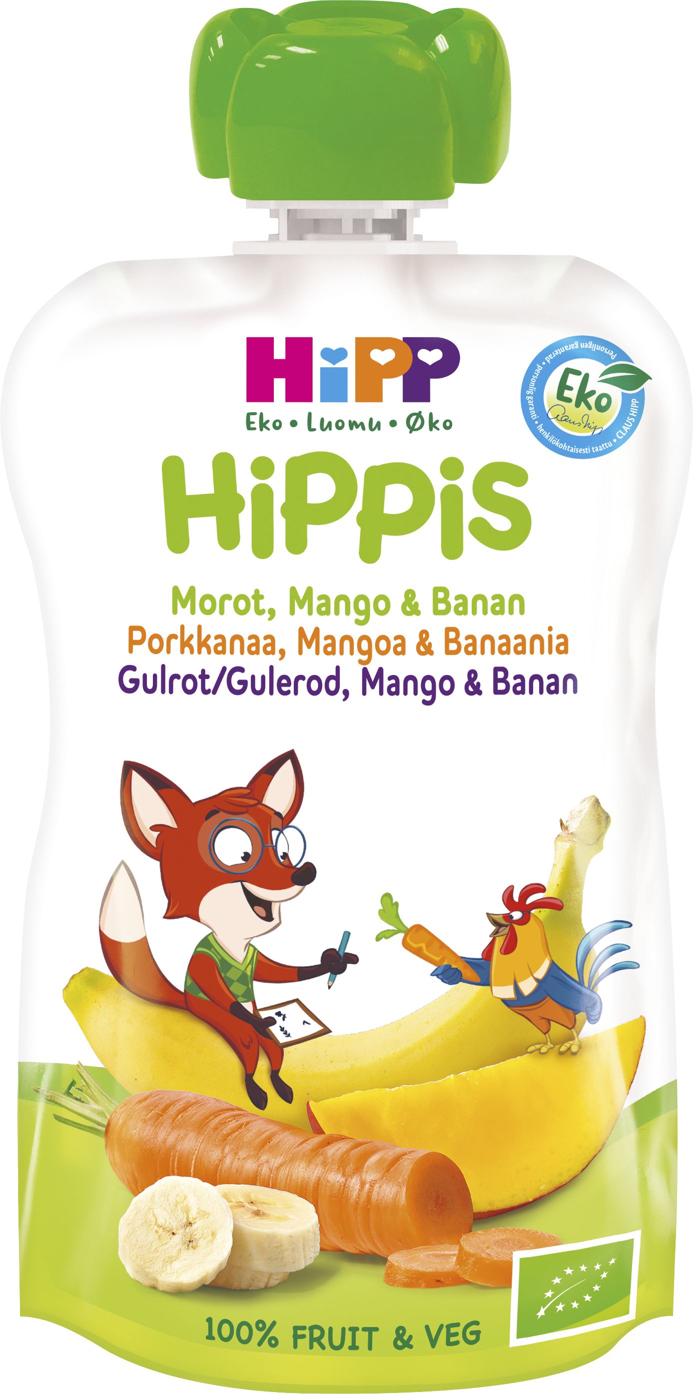 Hippis Morot/Mango/Banan 4m 100g