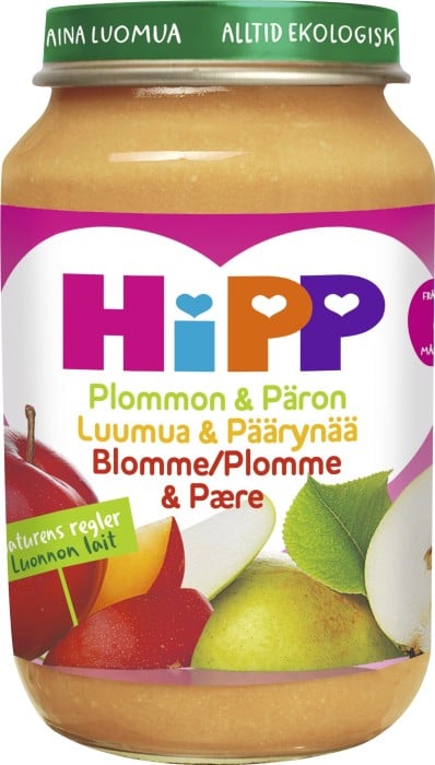 Hipp Päron & Plommon 6m 190g