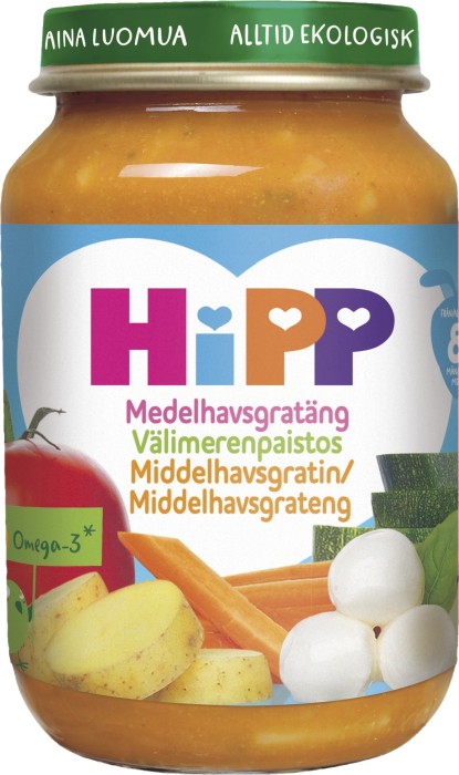 Hipp Medelhavsgratäng 8m 190g