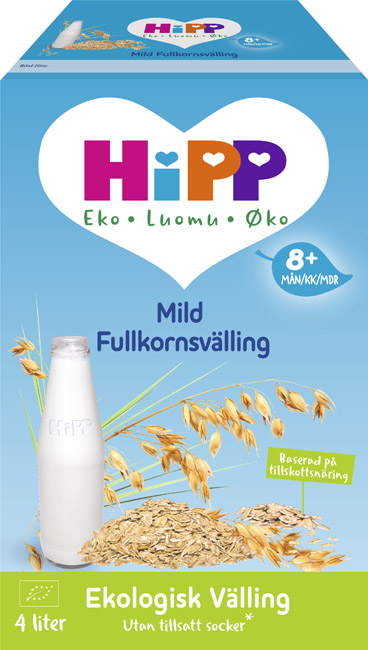 Hipp Mild Fullkornsvälling 8M
