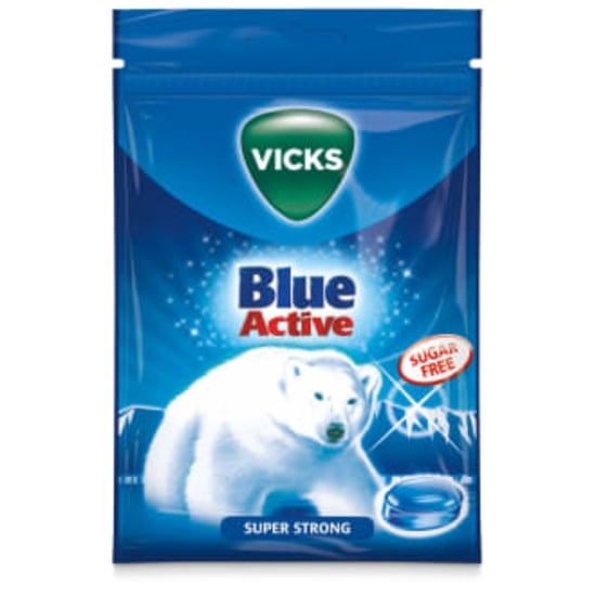 Vicks Blue Active Sugar Free 72g