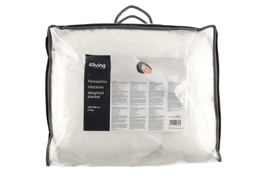 4Living Tyngdtäcke 5,5 kg Vit