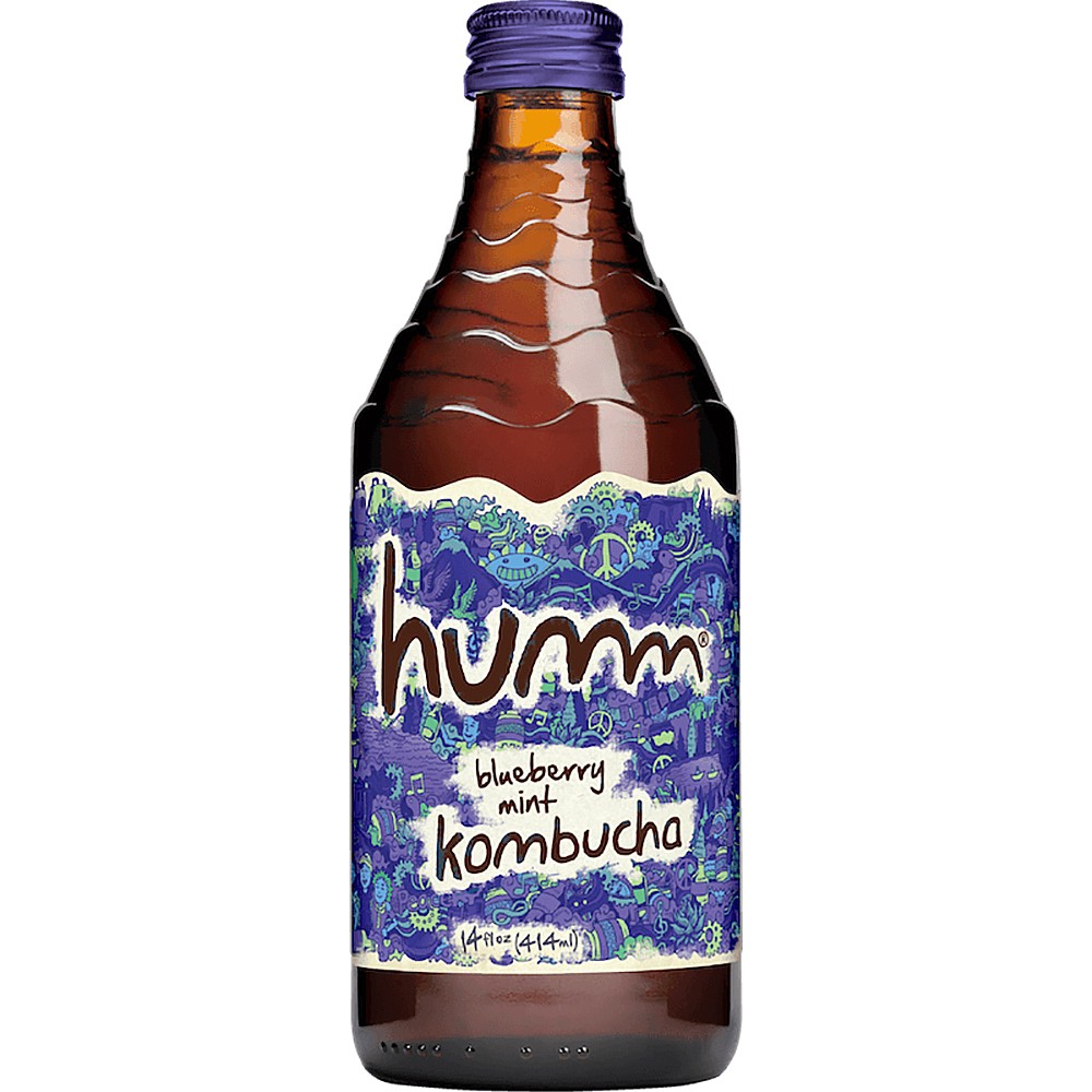 Humm Kombucha Blueberry Mint 414ml