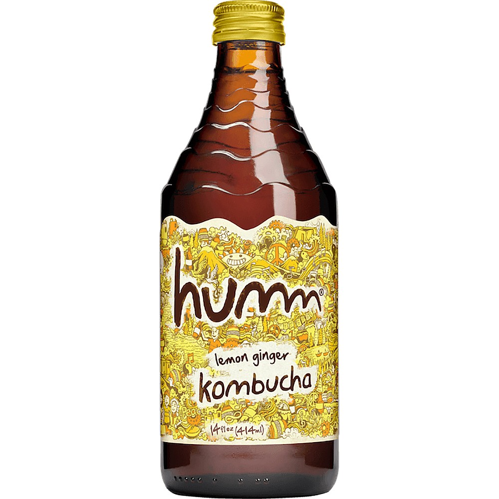Humm Kombucha Lemon Ginger 414ml