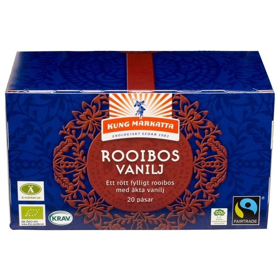 Kung Markatta Rooibos Te Vanilj 20 påsar
