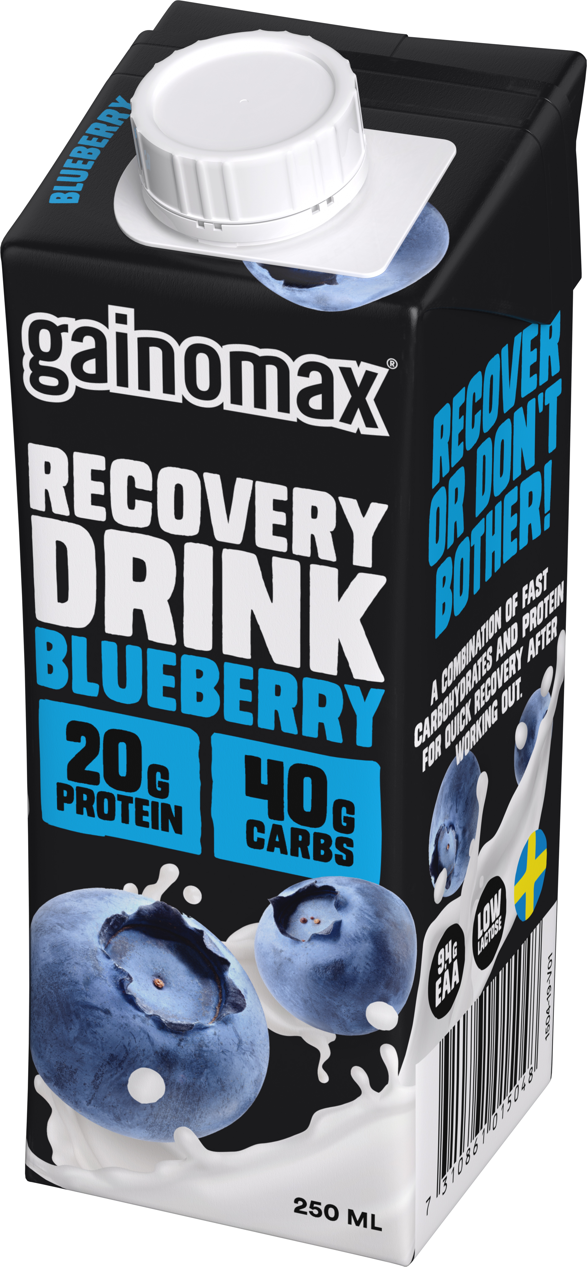 Gainomax Recovery Blåbär 250ml