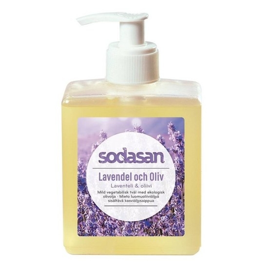Sodasan Lavendel & Oliv Tvål 300 ml
