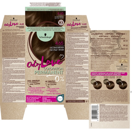 Schwarzkopf Only Love Hårfärg 4.65 Kastanjbrun