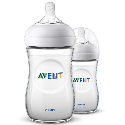 Philips Avent Natural Nappflaska Duo 1 mån+ 2x260 ml