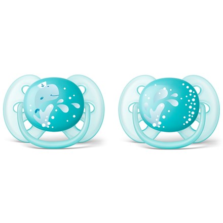 Philips Avent Ultra Soft Napp 6-18 månader Turkos 2 st