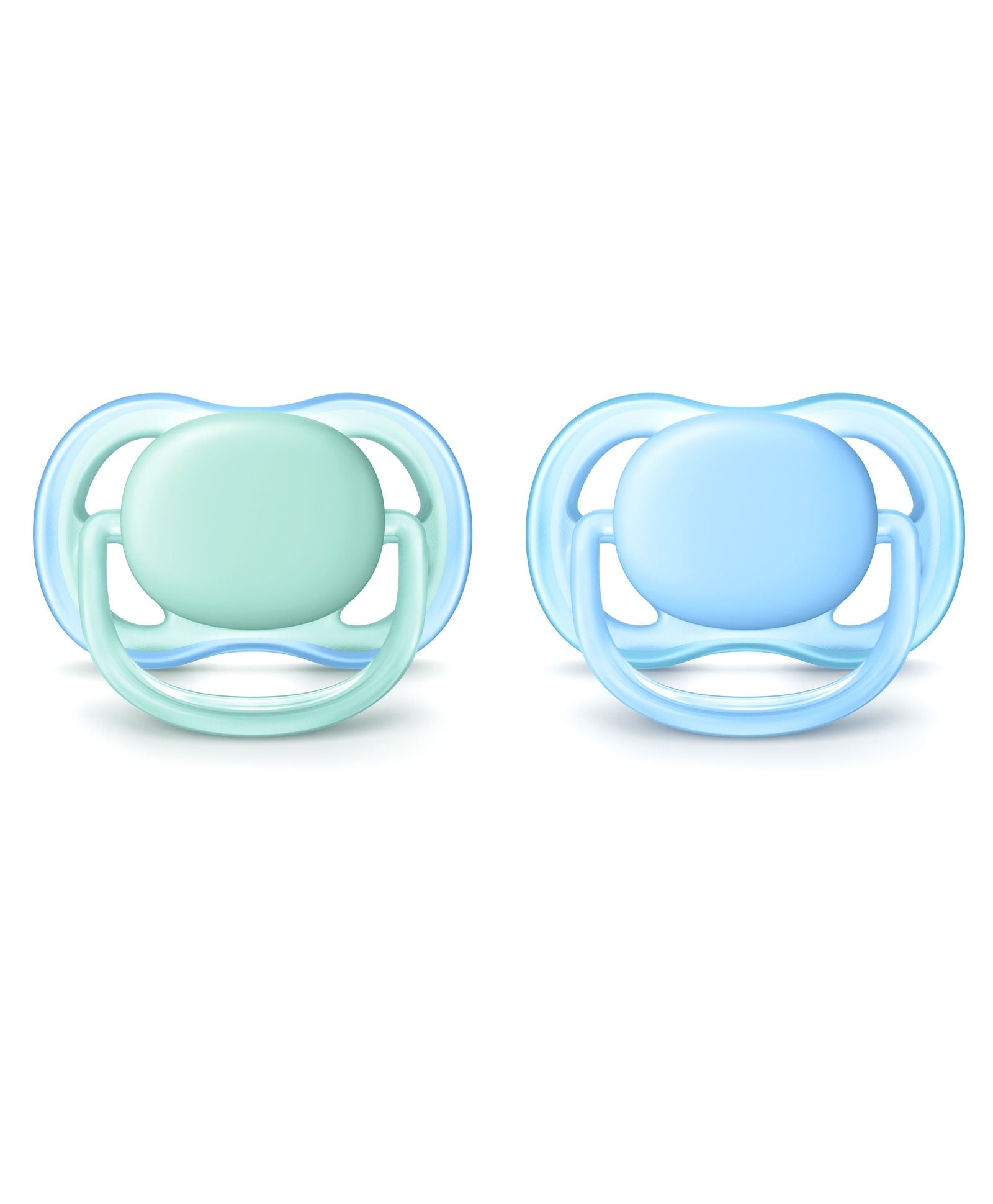 Philips Avent Ultra Air-Napp 0-6 månader Grön/Blå 2 st