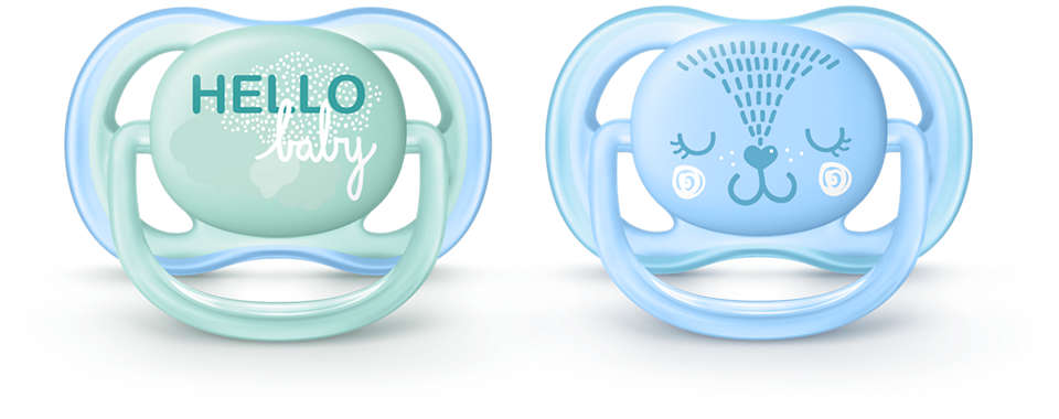 Philips Avent Ultra Air napp 0-6 månader Blå/Grön 2 st