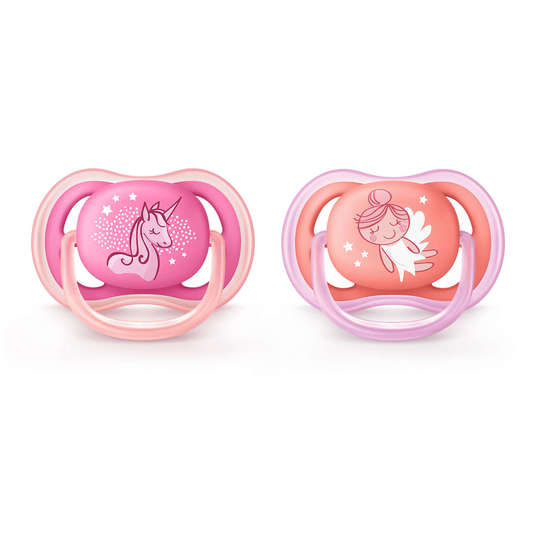 Philips Avent Ultra Air napp 6-18 månader Rosa 2 st