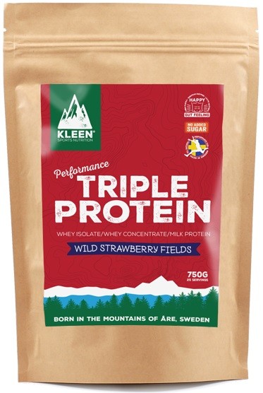 KLEEN Triple Protein Wild Strawberry Fields 750 g