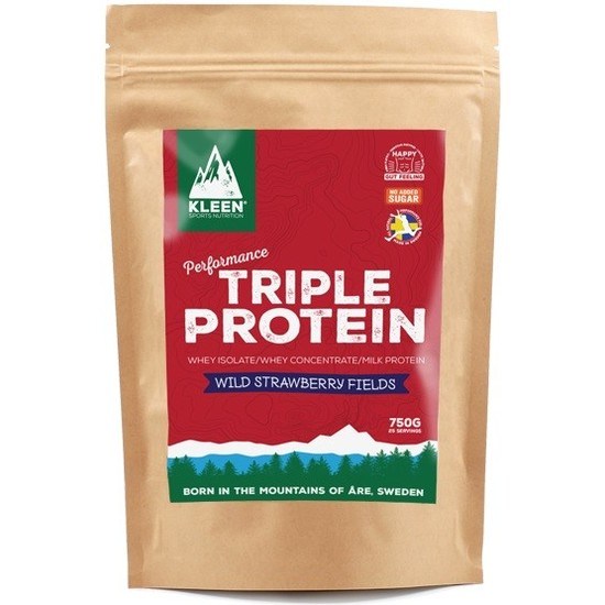 KLEEN Triple Protein Wild Strawberry Fields 750 g
