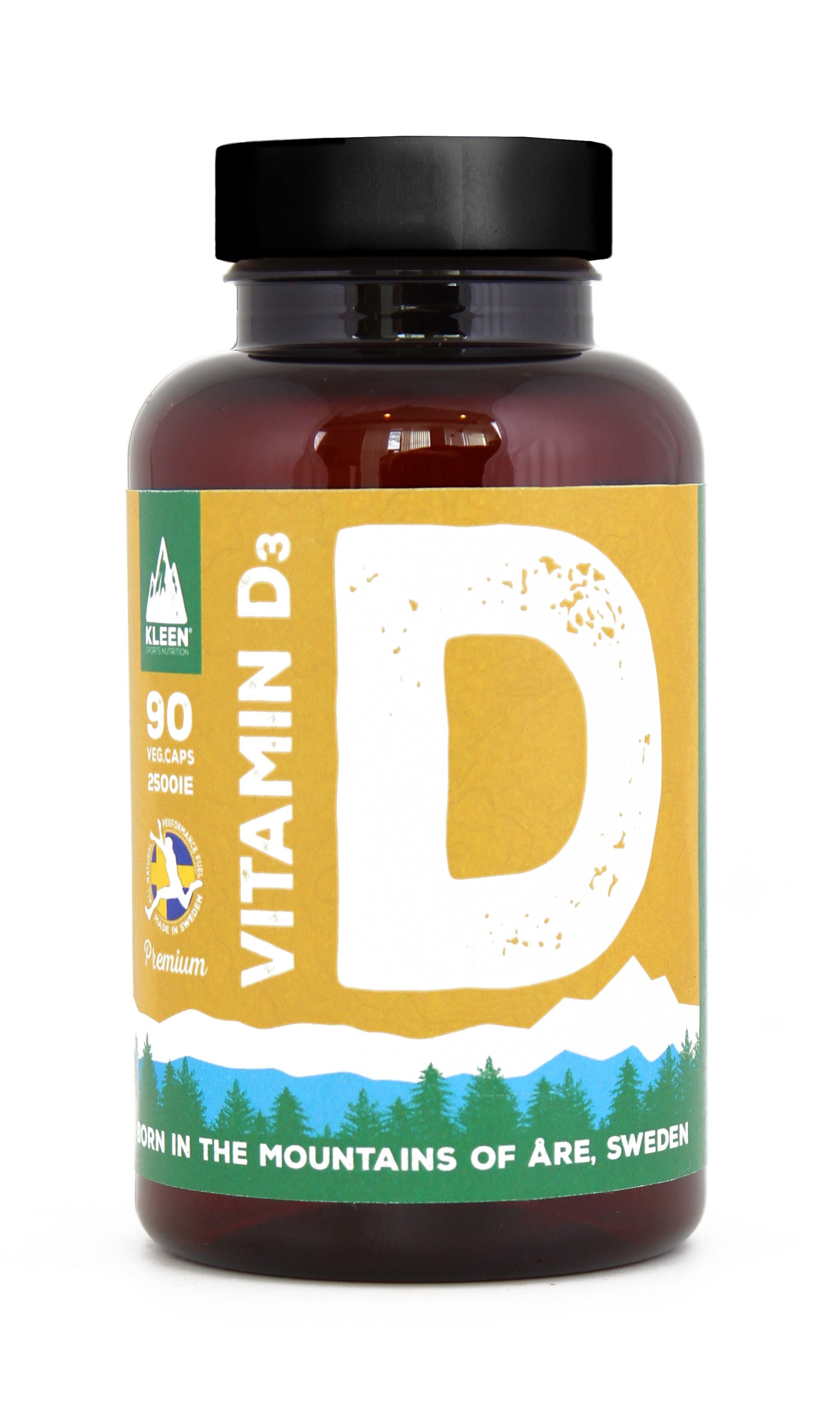 KLEEN Vitamin D 2500 IE 90 kapslar