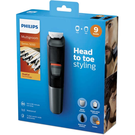 Philips Multigroom Series 5000 9-i-1 Kit  Ansikte och Hår MG5720/15
