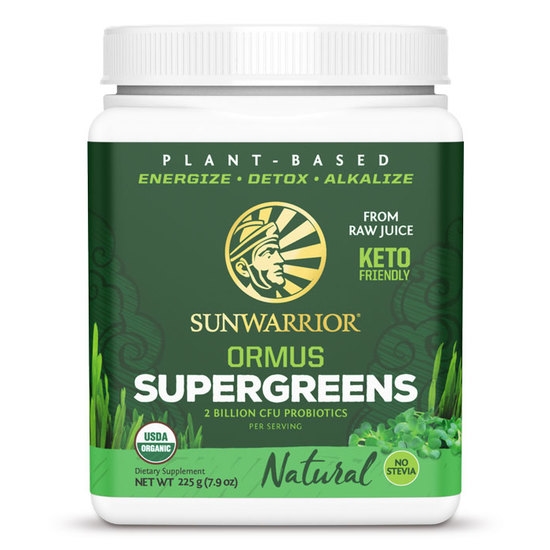 Sunwarrior Ormus Super Greens Organic Naturell 225 g