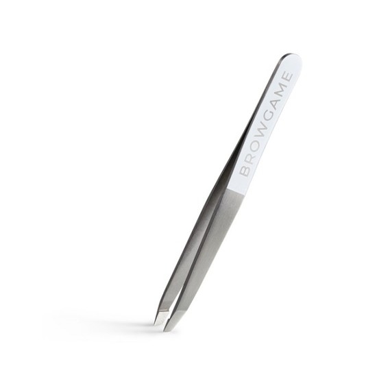Browgame Cosmetics Original Tweezer Slanted - White