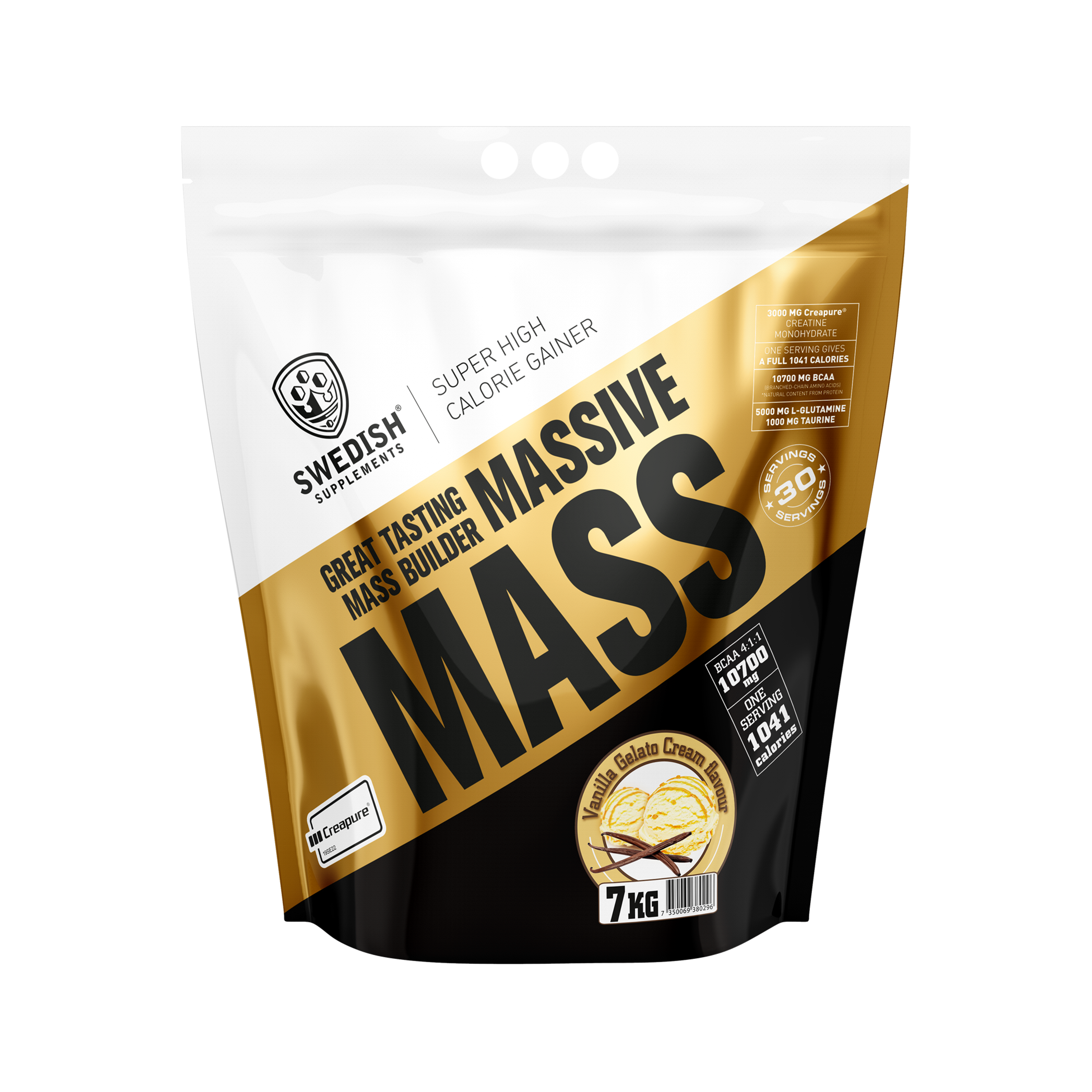 Swedish Supplements Massive Mass 7000 g Vanilla Gelato