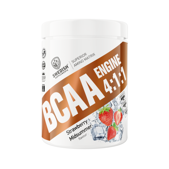 Swedish Supplements BCAA Engine 4:1:1 400 g Strawberry Midsummer