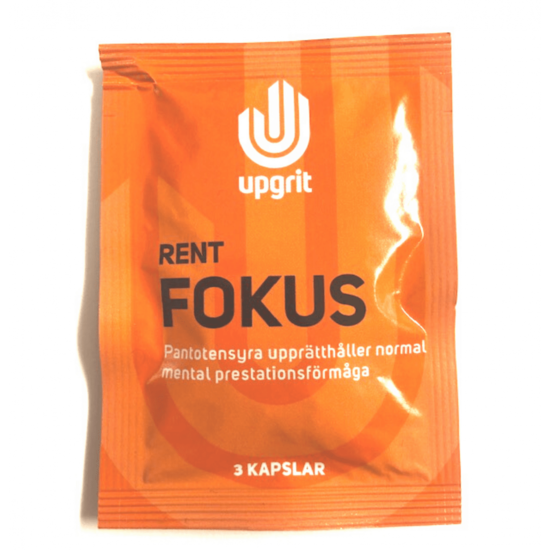 Upgrit Rent Fokus 3 kapslar