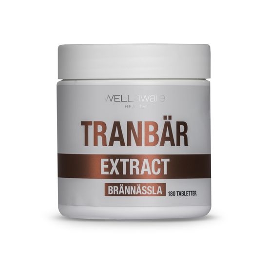 WellAware Health Tranbär + Brännässla 180 tabletter