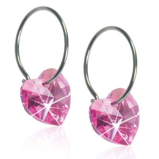 Blomdahl NT Heart 10 mm Rose