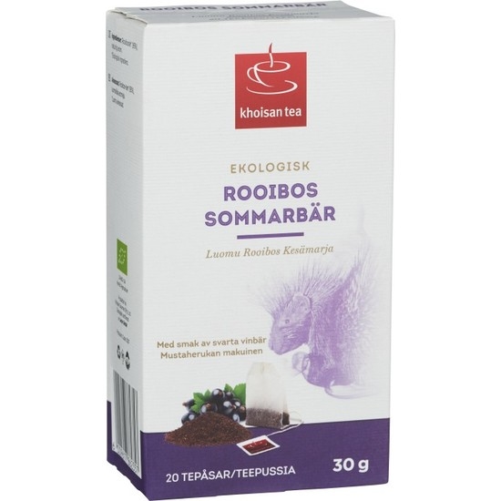 Khoisan Gourmet Rooibos Te Sommarbär EKO 20 st