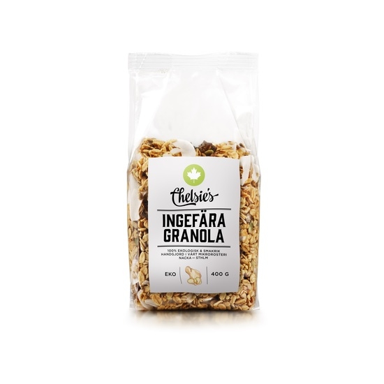 Chelsie's Organic Ingefära Granola 400 g